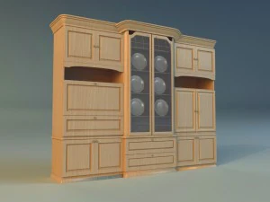 credenza 2 Modello 3D