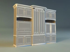 credenza 2 Modello 3D