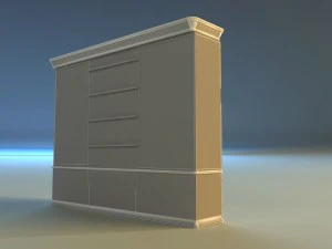 credenza 2 Modello 3D