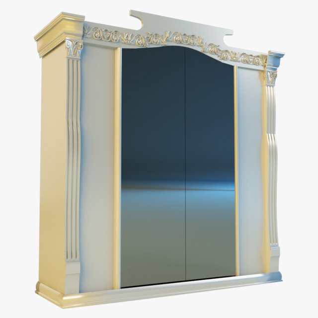 cabinet 2 Modèle 3D .c4d .max .obj .3ds .fbx .stl .blend 