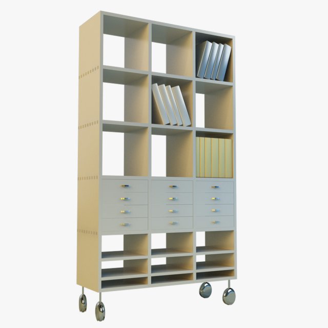 cabinet 4 3D Model .c4d .max .obj .3ds .fbx .stl .blend 