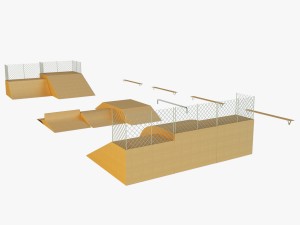 skate square Model 3D