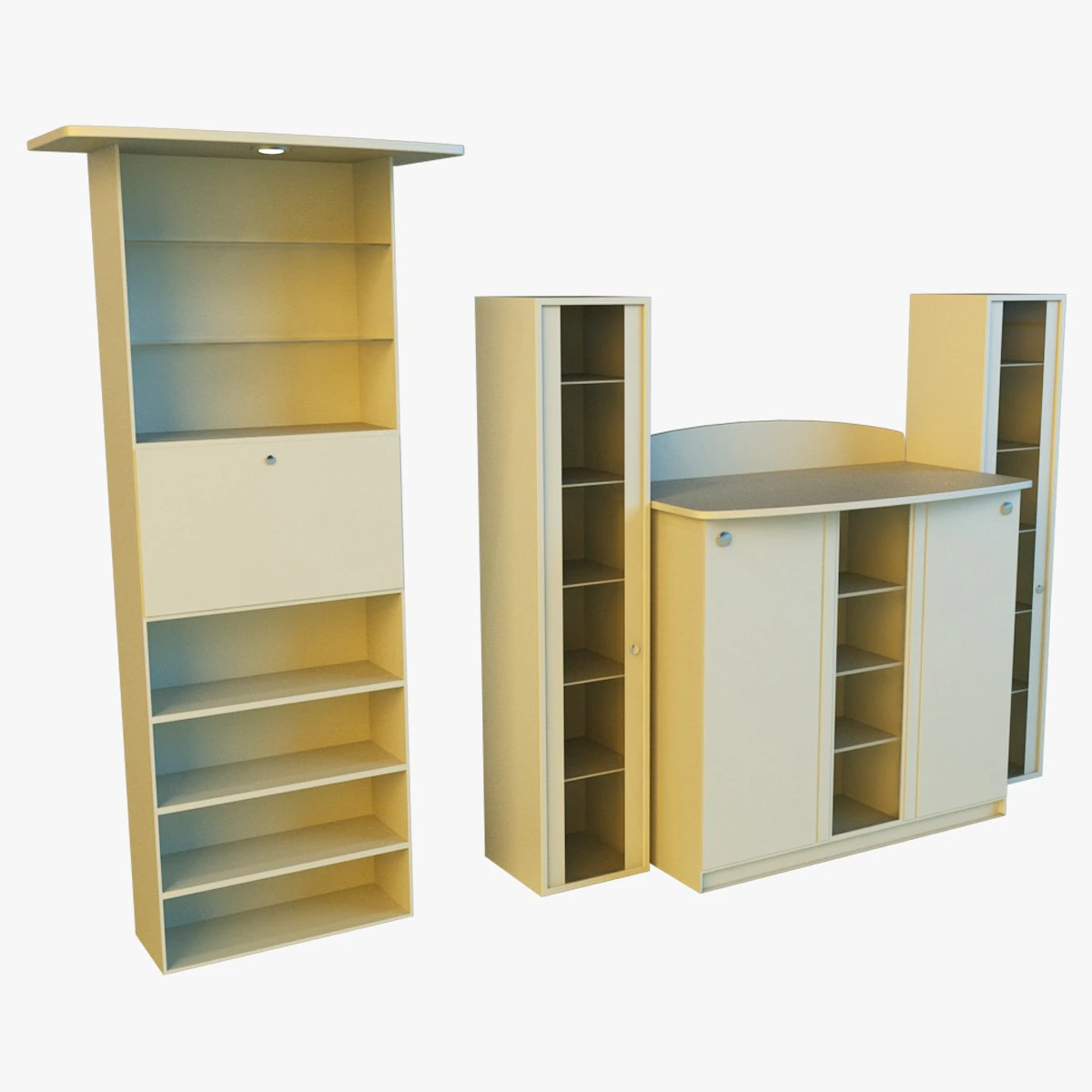 cabinet 6 3D Model .c4d .max .obj .3ds .fbx .stl .blend