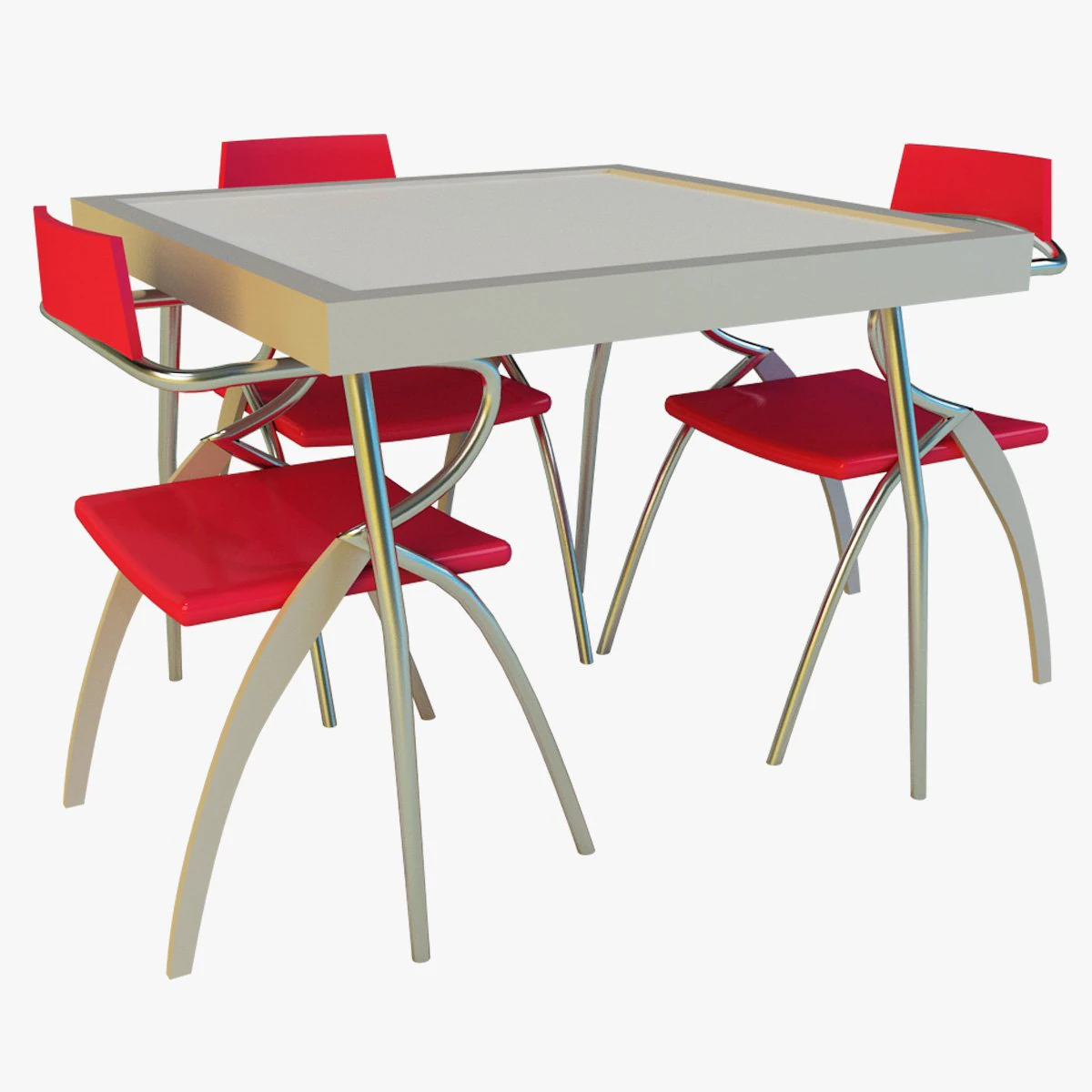 table 4 3D Model .c4d .max .obj .3ds .fbx .stl .blend 