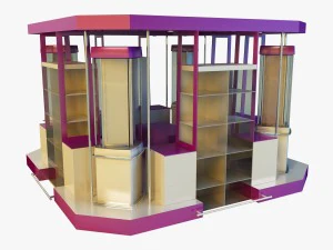 贸易馆1 3D 模型