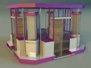 trade pavilion 1 3Dモデル