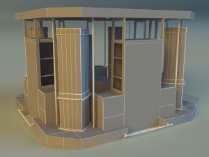 trade pavilion 1 3Dモデル