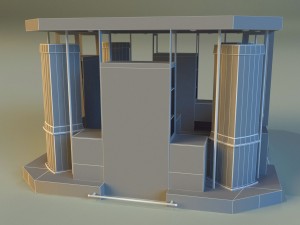 trade pavilion 1 3Dモデル