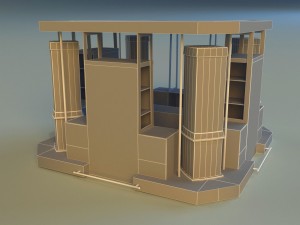 trade pavilion 1 3Dモデル