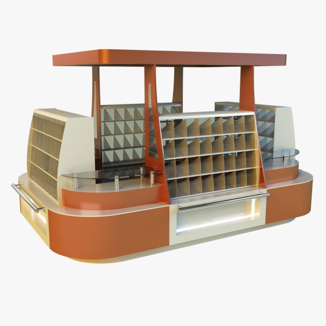 trade pavilion 3 3D Model .c4d .max .obj .3ds .fbx .stl .blend 