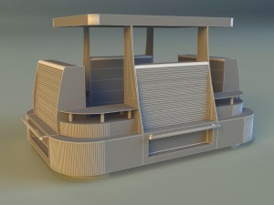 trade pavilion 3 3D Model