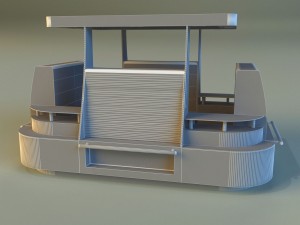 trade pavilion 3 3D Model