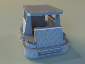 trade pavilion 3 3D Model