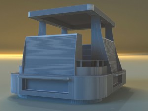 trade pavilion 3 3D Model