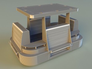 trade pavilion 3 3D Model