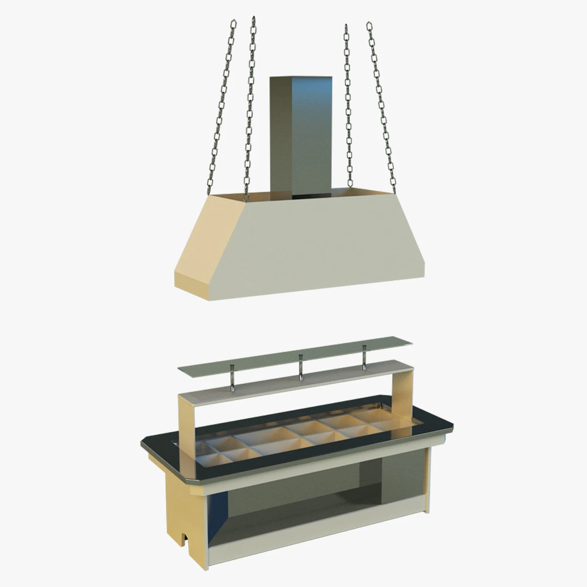 trade pavilion 8 3D Model .c4d .max .obj .3ds .fbx .stl .blend 