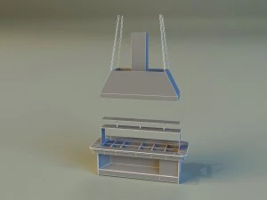 trade pavilion 8 3D Model