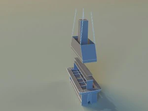 trade pavilion 8 3D Model