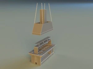 trade pavilion 8 3D Model