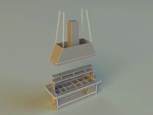 trade pavilion 8 3D Model