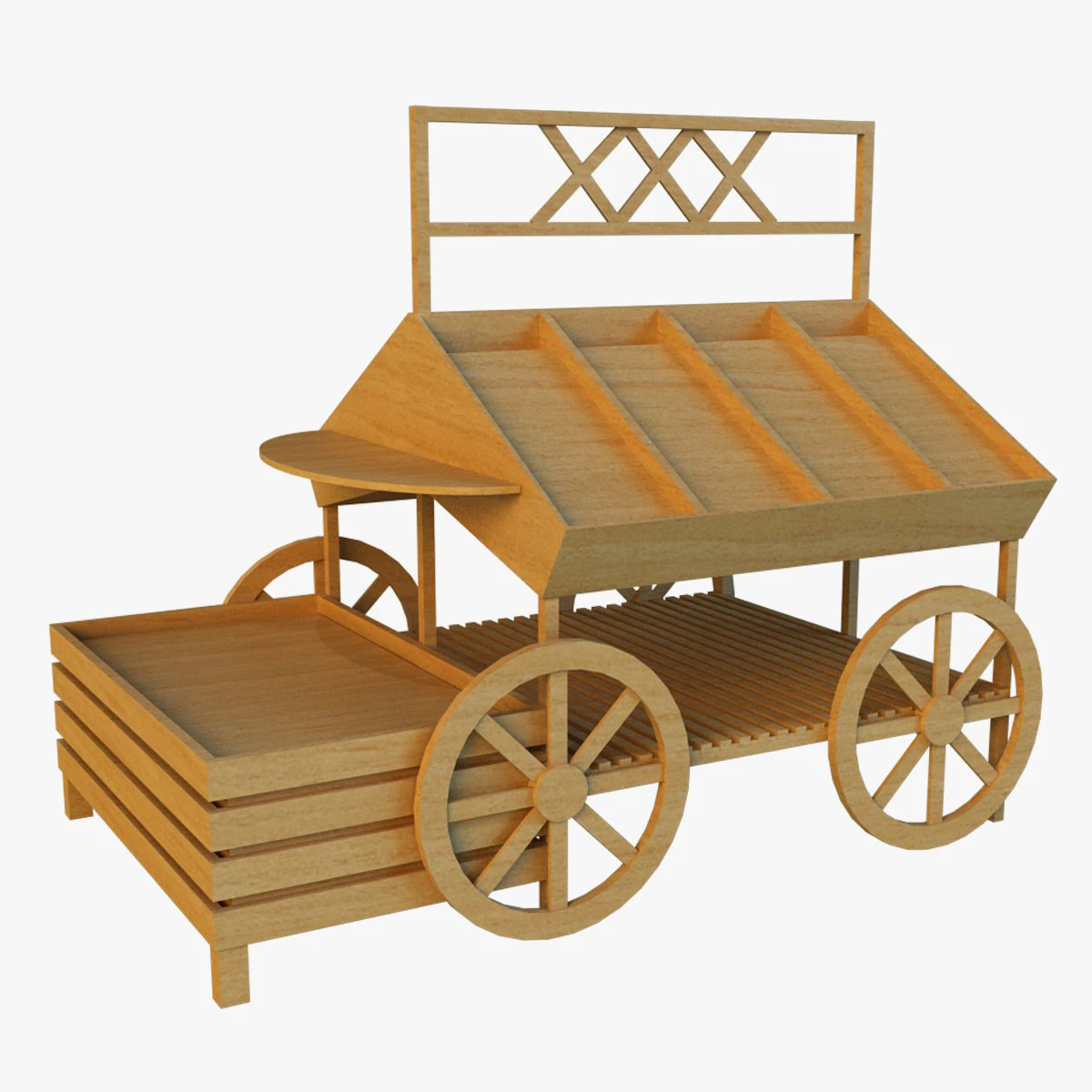 trade pavilion 9 3D Model .c4d .max .obj .3ds .fbx .stl .blend