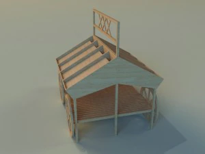 trade pavilion 9 3D Model