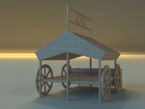 trade pavilion 9 Modelo 3D