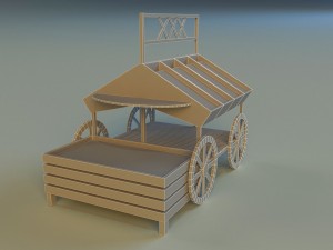 trade pavilion 9 Modelo 3D