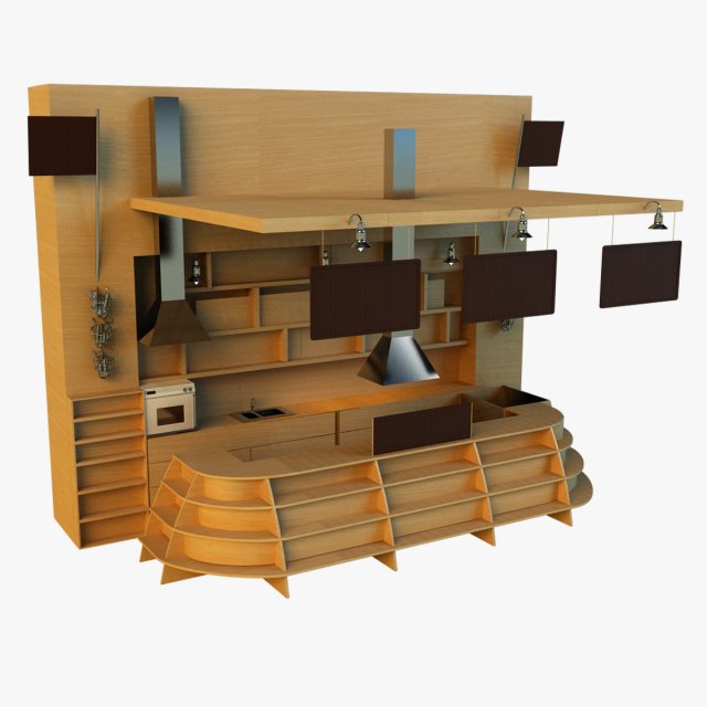 trade pavilion 13 3Dモデル .c4d .max .obj .3ds .fbx .stl .blend 