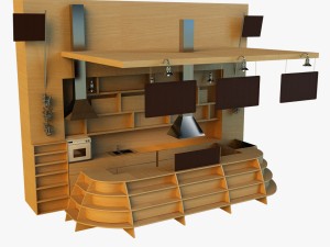 trade pavilion 13 Model 3D