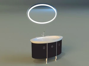 洗面台1 3Dモデル