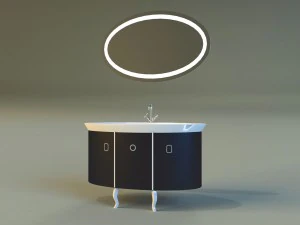 洗面台1 3Dモデル