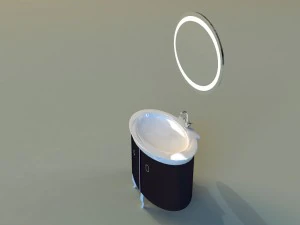 洗面台1 3Dモデル