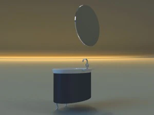 洗面台1 3Dモデル