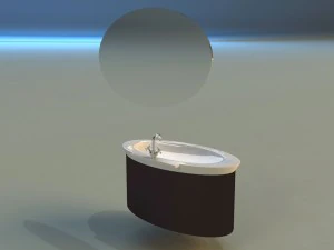洗面台1 3Dモデル