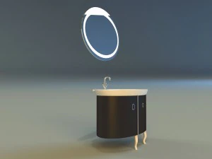 洗面台1 3Dモデル