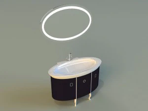 洗面台1 3Dモデル