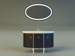 洗面台1 3Dモデル