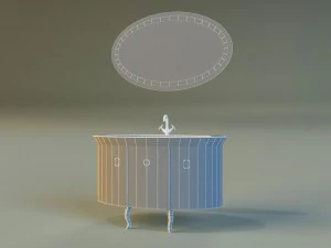 洗面台1 3Dモデル