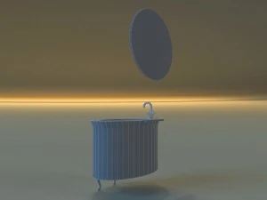 洗面台1 3Dモデル