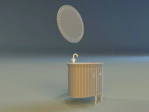 洗面台1 3Dモデル