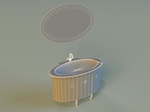 washbasin 1 Modèle 3D