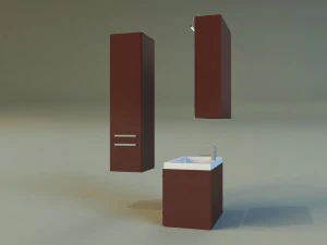 洗面台4 3Dモデル