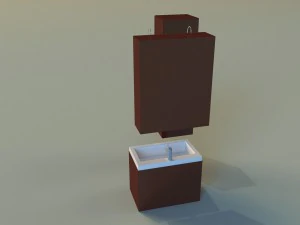 洗面台4 3Dモデル