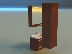 洗面台4 3Dモデル