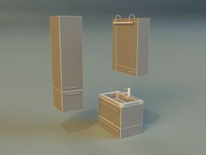 洗面台4 3Dモデル