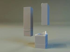 洗面台4 3Dモデル