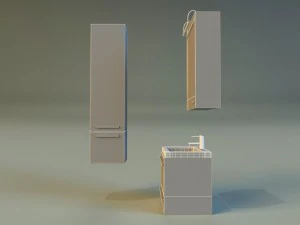 洗面台4 3Dモデル