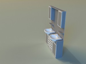 washbasin 14 3D मॉडल