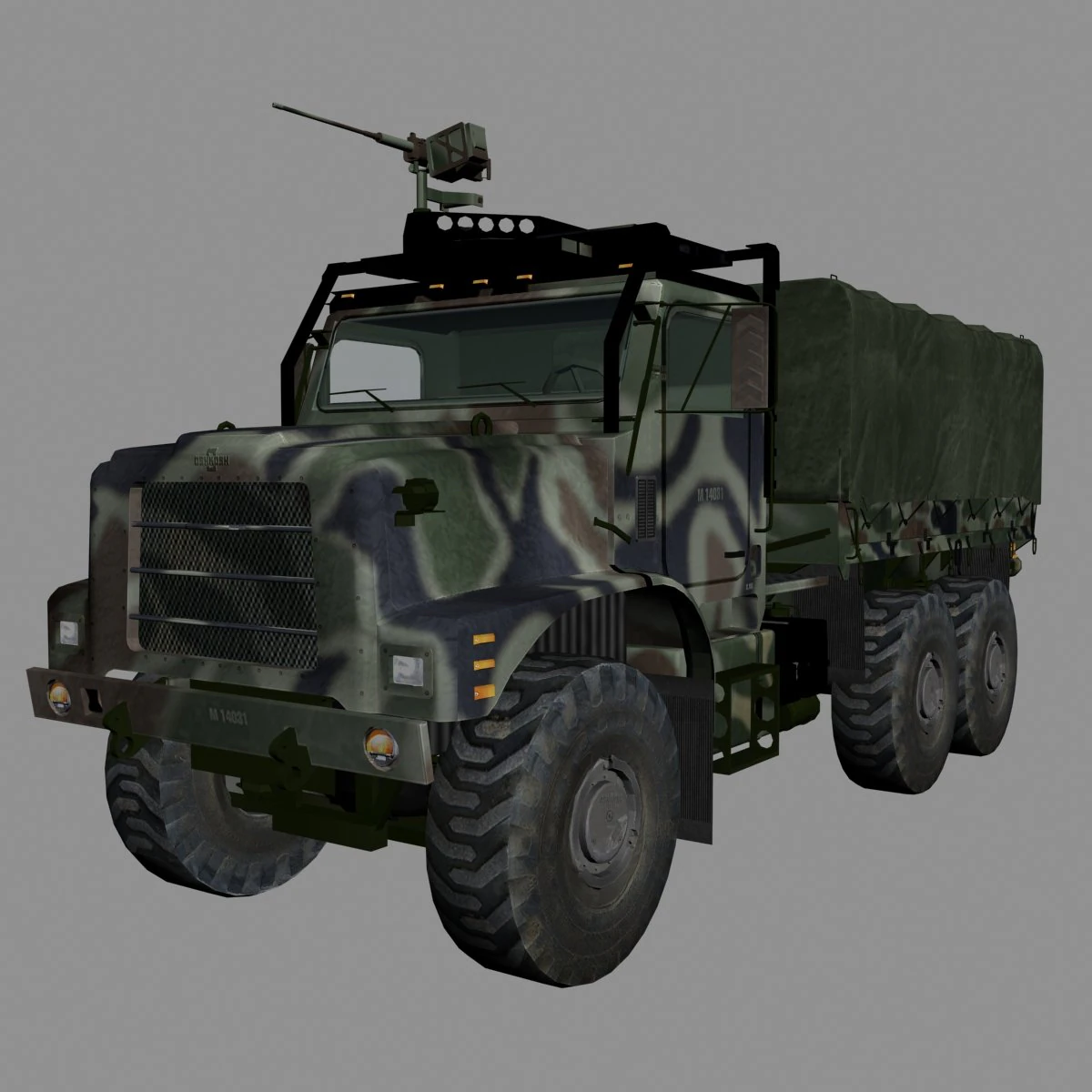 military vehicle 3D Model .c4d .max .obj .3ds .fbx .stl .blend 